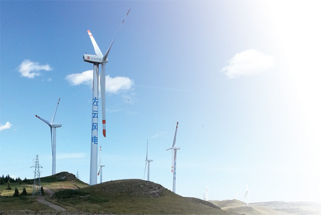 大唐左云1.5MW風(fēng)力發(fā)電塔項(xiàng)目